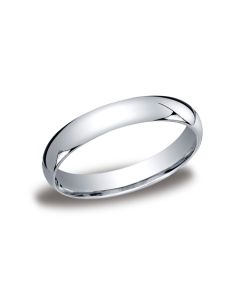 BENCHMARK LCF14018KW COMFORT FIT 4 MM 18 K WHITE GOLD SIZE 10