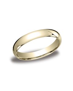 BENCHMARK SLCF14014KY SUPER LIGHT COMFERT FIT 4 MM 14 K GOLD SIZE 10
