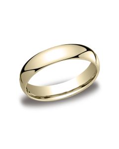 BENCHMARK LCF15014KY LIGHT COMFORT FIT 5 MM 14 K GOLD SIZE 10