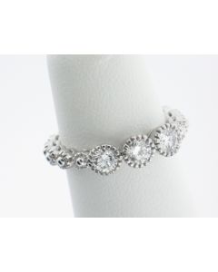 Piero Milano Mimosa Flexible Three Stones Ring 25821207 