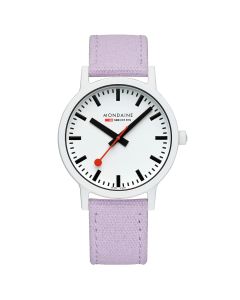 MONDAINE ESSENCE LAVANDER TEXTILE, 41 MM. MS1.41110.LQ1