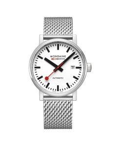 MONDAINE EVO2 AUTOMATIC STAINLESS STEEL, 40 MM SKU: MSE.40610.SM