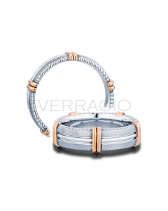 VERRAGIO MV-6N15 14K GOLD MEN'S WEDDING BAND 