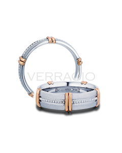 VERRAGIO 6N16-14 14K GOLD MEN'S WEDDING BAND 