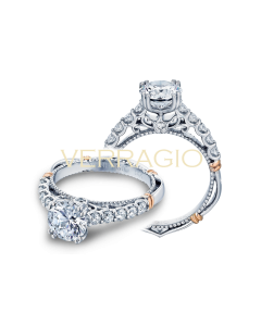 VERRAGIO PARISIAN D-103L 14K GOLD ENGAGEMENT RING