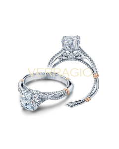 VERRAGIO PARISIAN D-105 14K GOLD ENGAGEMENT RING