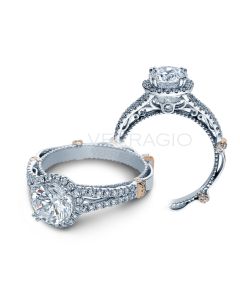 VERRAGIO PARISIAN D-107R 14K GOLD ENGAGEMENT RING