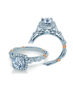 VERRAGIO PARISIAN D-136CU 14K GOLD ENGAGEMENT RING
