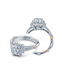 VERRAGIO PARISIAN D-117CU 14K GOLD ENGAGEMENT RING