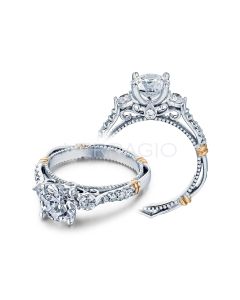 VERRAGIO PARISIAN D-124R 14K GOLD ENGAGEMENT RING