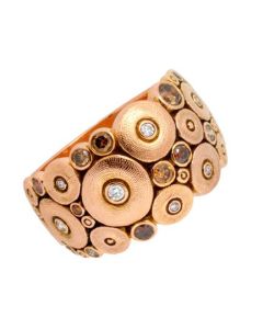 Alex Sepkus R-110R  18 K Rose Gold And Natural Diamonds  
