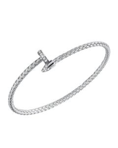 Charles Garnier Silver Rhodium Plated Cuff 49095504