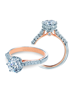 VERRAGIO RENAISSANCE V-938-R7-TT ENGAGEMENT RING