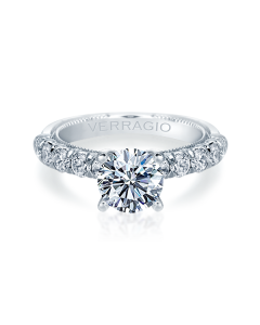 VERRAGIO RENAISSANCE-955R-2 14K  ENGAGEMENT RING