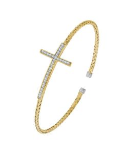 Charles Garnier Silver Rhodium Plated Cuff