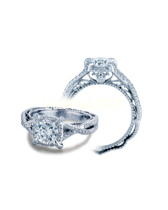 VERRAGIO VENETIAN-5027-4 18K GOLD ENGAGEMENT RING