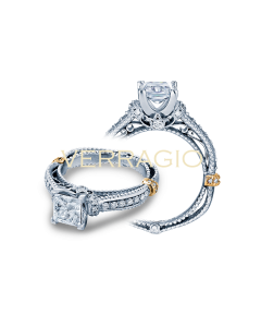 VERRAGIO VENETIAN AFN-5039P 18K GOLD ENGAGEMENT RING