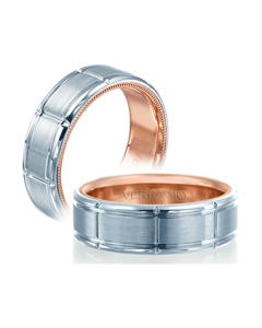 VERRAGIO VW-7011 14K MEN'S WEDDING BAND 