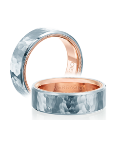 VERRAGIO VW-7012 14 K MEN'S WEDDING BAND  
