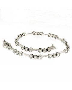 Piero Milano 18K Gold  Mimosa collection Diamond Bracelet  40020344