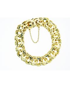 14 K Solid Gold Charms Bracelet 994401