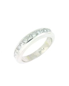 Platinum Eternity Ring Princess Cut Diamonds 21041137