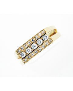 14K GOLD AND DIAMONDS GENT'S RING, 22414620