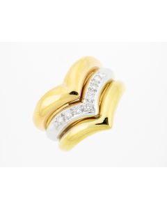 18K Gold & Diamond Ring 25823054