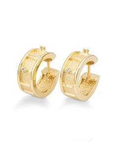 Breuning Gold Plated Silver Earrings 06/61083