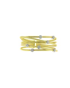 18 K Gold Diamond Bangle Bracelet 40030409