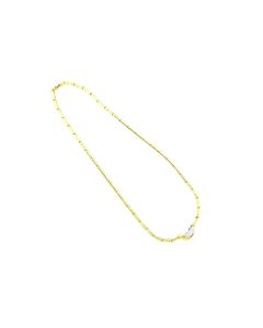 18 K Gold Bamboo Links Necklace 50000308