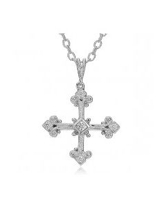 Eli Jewels Exclusive Etruscan Aegean Collection  Silver And 18K Gold  Cross 69034613 