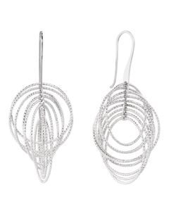 Frederic Duclos 9 Ring Twisted Earrings