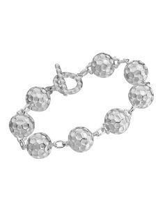 Eli Jewels Exclusive Etruscan Honeycomb Silver Togel Bracelet 49034409
