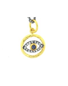 Lika Behar 24 K Gold & Silver Evil Eye 