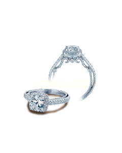 VERRAGIO INSIGNIA-7061CU 18K GOLD ENGAGEMENT RING