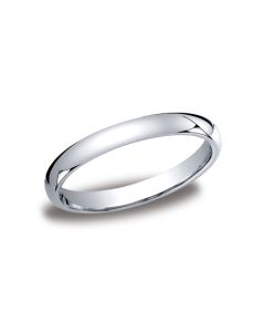  BENCHMARK COMFORT FIT 3 MM 18 K WHITE GOLD BAND