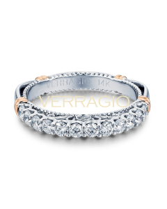 VERRAGIO PARISIAN-103LW-GOLD 14K WEDDING RING