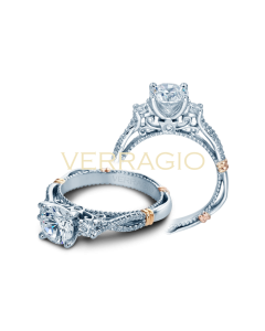 VERRAGIO PARISIAN-129P-GOLD ENGAGEMENT RING