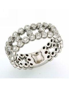 Piero Milano 18 K Gold Diamond Flexible Ring  25821206  